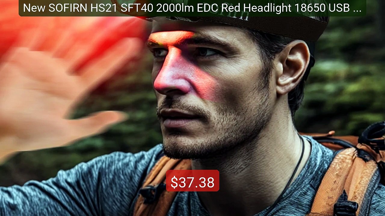 New SOFIRN HS21 SFT40 2000lm EDC Red Headlight 18650 USB C ... -- Top Pick 2026 | Unbeatable Price!