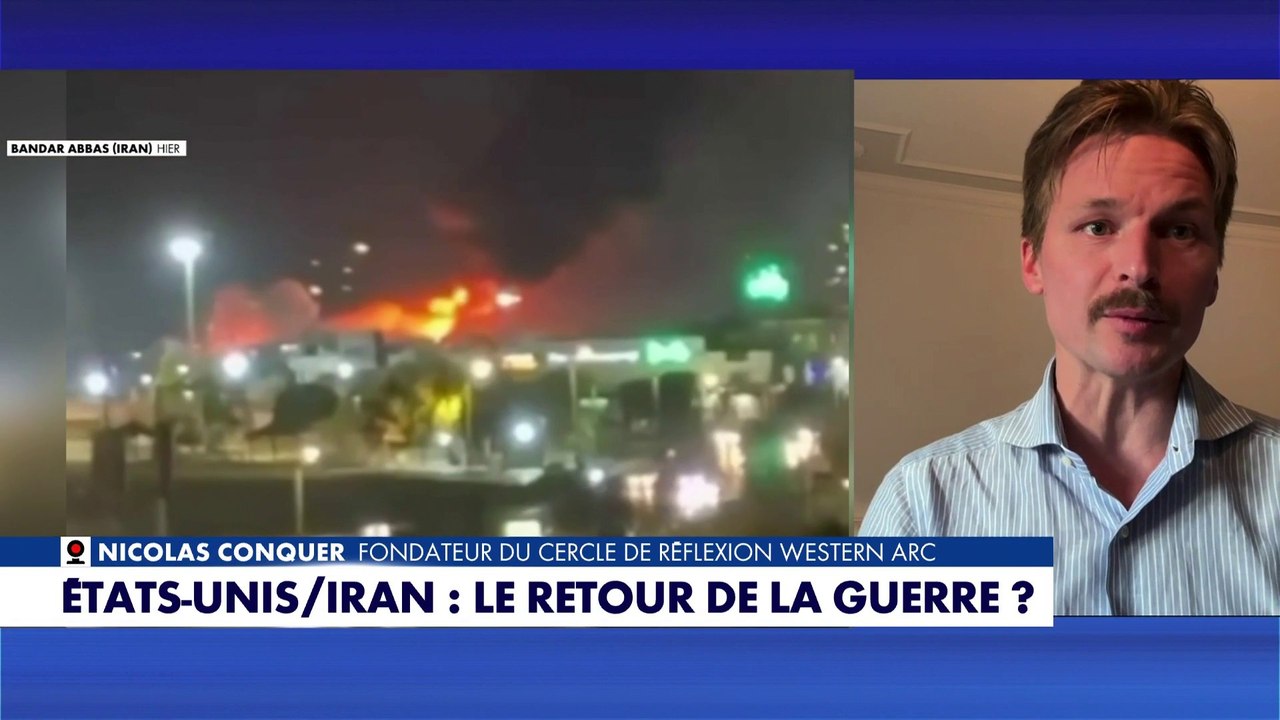 Nicolas Conquer : «Donald Trump choisit la paix par la force, l'Iran lui impose la force sans paix»