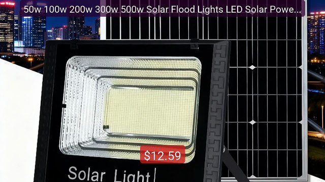 50w 100w 200w 300w 500w Solar Flood Lights LED Solar Powered Spotl... Best Deal 2026 | Shop Now!