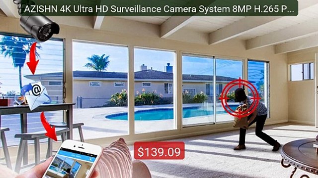 AZISHN 4K Ultra HD Surveillance Camera System 8MP H.265 POE... Top Pick 2026 | Unbeatable Price!