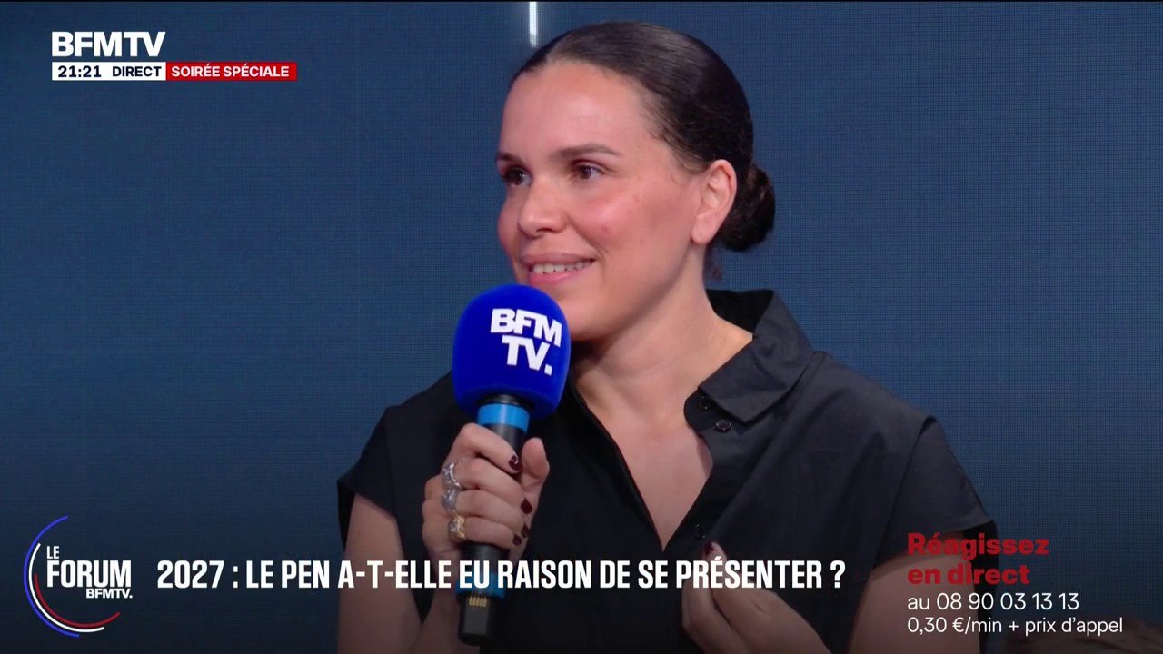 FORUM BFMTV - Candidature de Marine Le Pen: "J'...