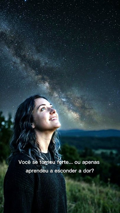 Você se tornou forte... ou apenas aprendeu a esconder a dor?