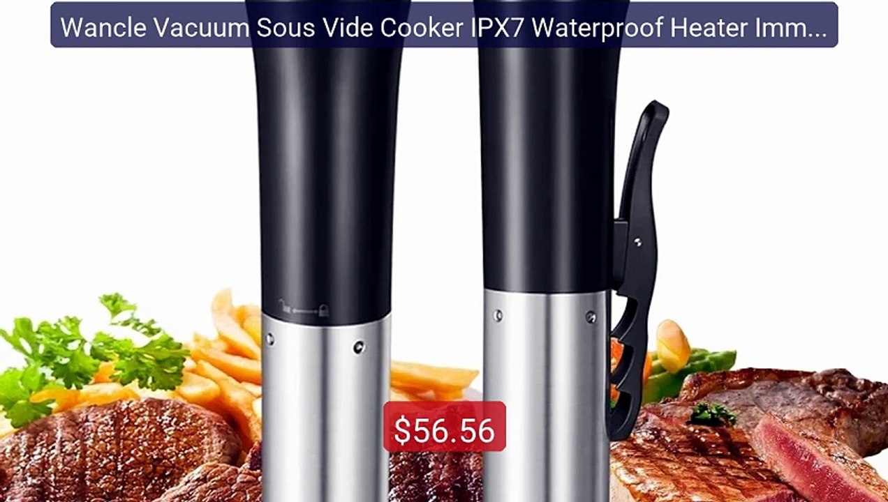 Wancle Vacuum Sous Vide Cooker IPX7 Waterproof Heater Immersi... -- Amazing Value 2026 | Must Have!