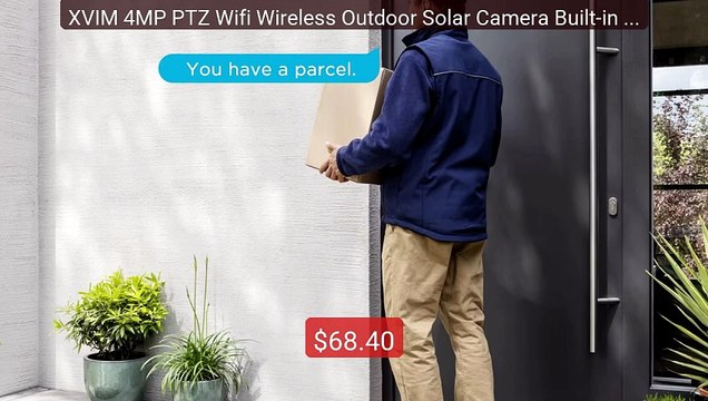 XVIM 4MP PTZ Wifi Wireless Outdoor Solar Camera Built-in Batte... Best Buy 2026 | Great Quality!