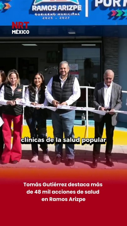 Tomás Gutiérrez destaca más de 48 mil acciones de salud en Ramos Arizpe