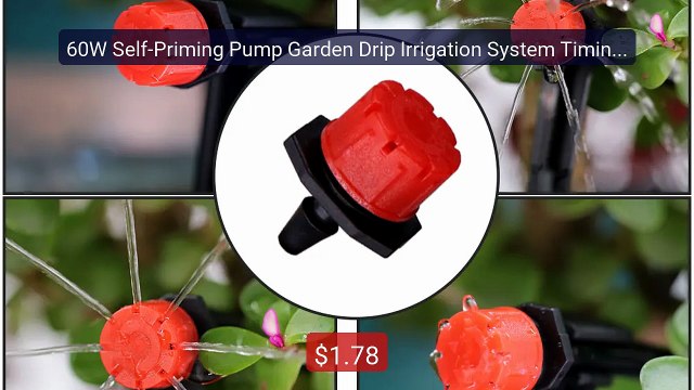 60W Self-Priming Pump Garden Drip Irrigation System Timing Pow... Hot Deal 2026 | Limited Offer!