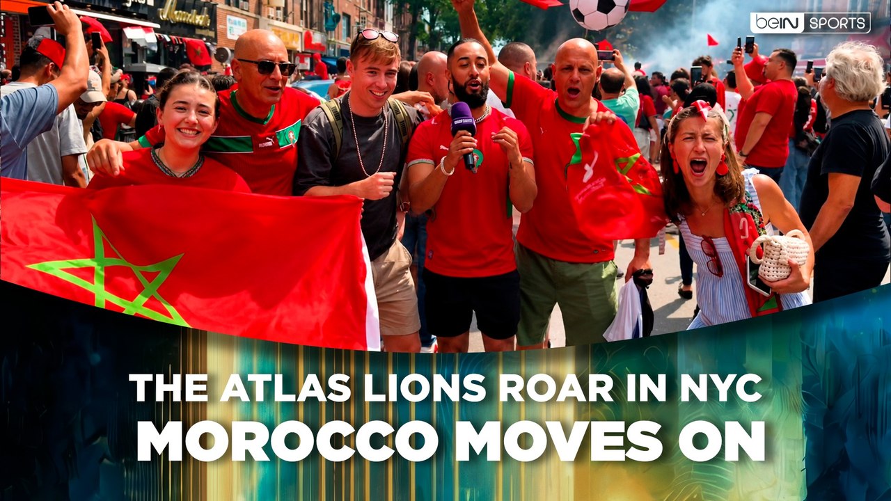 Morocco Fans in New York Celebrates After Reaching the World Cup 2026 Quarterfinals | beIN SPORTS