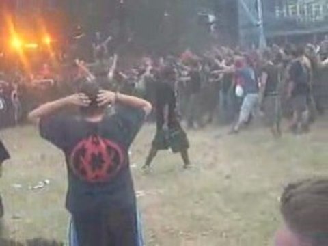 hellfest 2008 braveheart sick of it all - wall of death