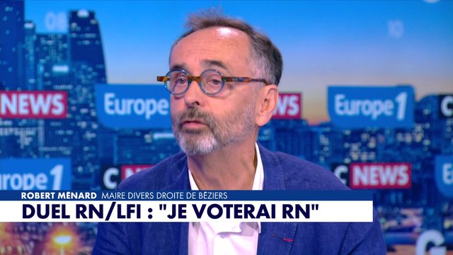 Robert Ménard : «Si j’avais à choisir entre le RN et LFI, je voterais Marine Le Pen»