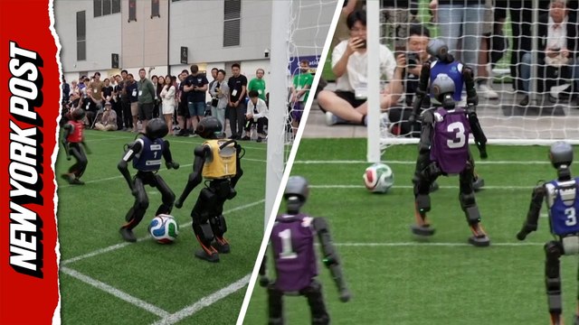 Soccer-Playing Humanoid Robots Aim to Become Fifa Champions by 2050