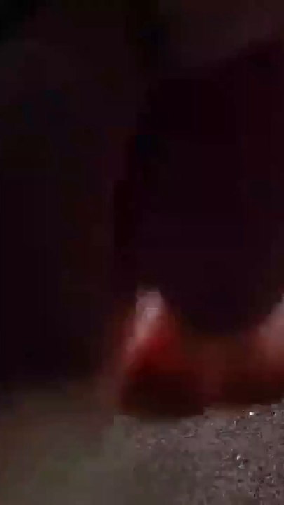 Car Explodes After Driving Over Downed Power Lines