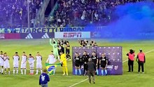 La entrada de Boca Juniors a la cancha