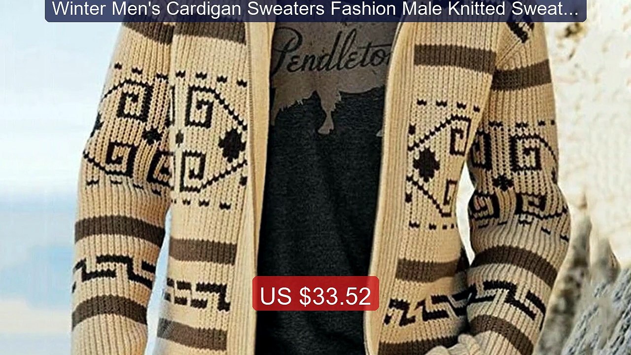 Winter Men's Cardigan Sweaters Fashion Male Knitted Sweater Thermal... -- Top Rated 2026 | Buy Now!
