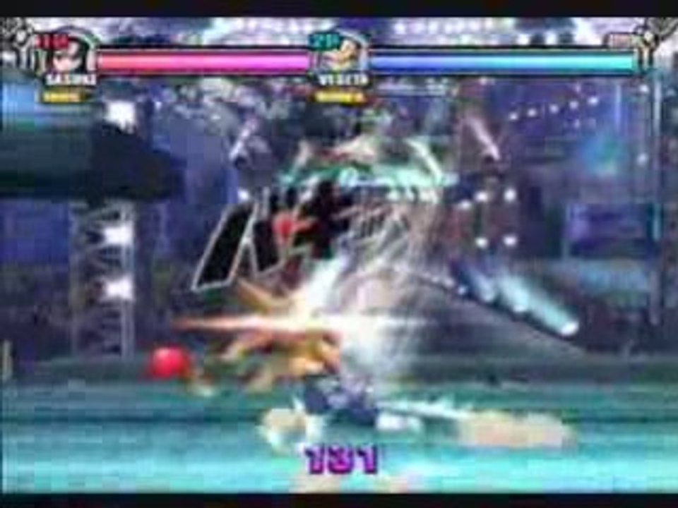 Battle Stadium D.O.N - Sasuke VS Vegeta