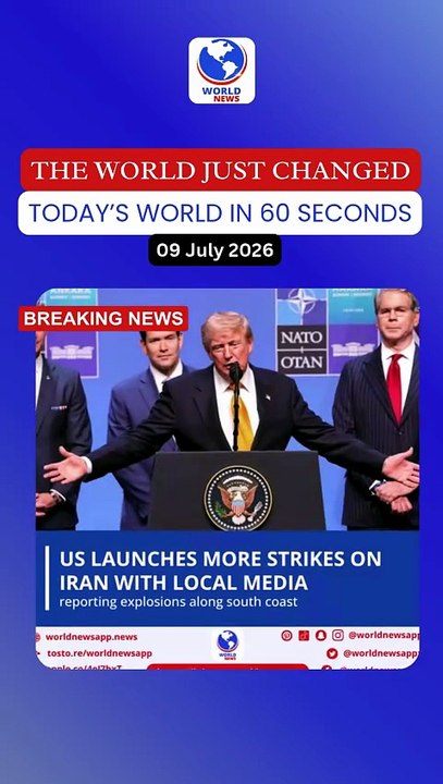 US launches more strikes on Iran with local media reporting explosions along south coast
