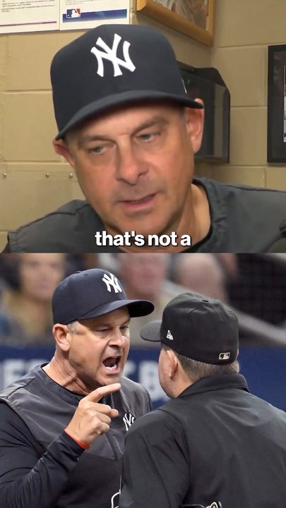 Aaron Boone regretted being ejected tonight.