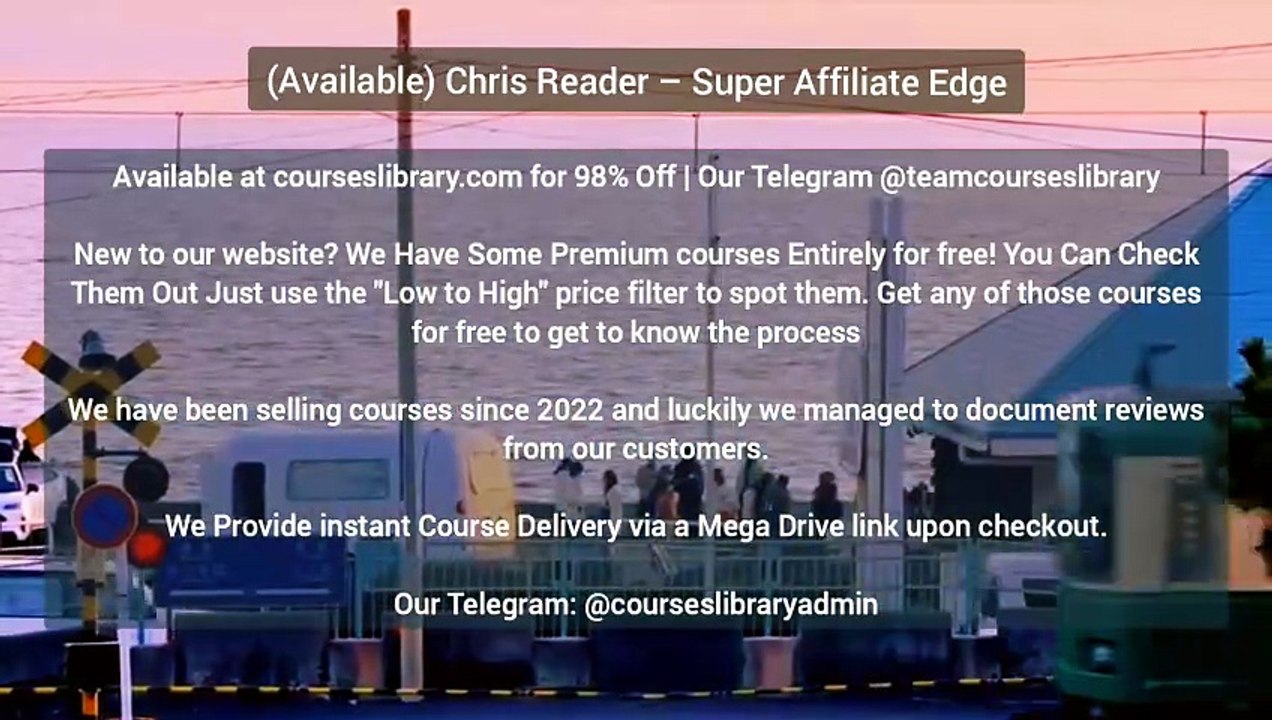 (Available) Chris Reader – Super Affiliate Edge