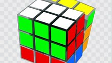 Rubik's Cube 3x3: Wrapped 2x2 Pattern 🧩