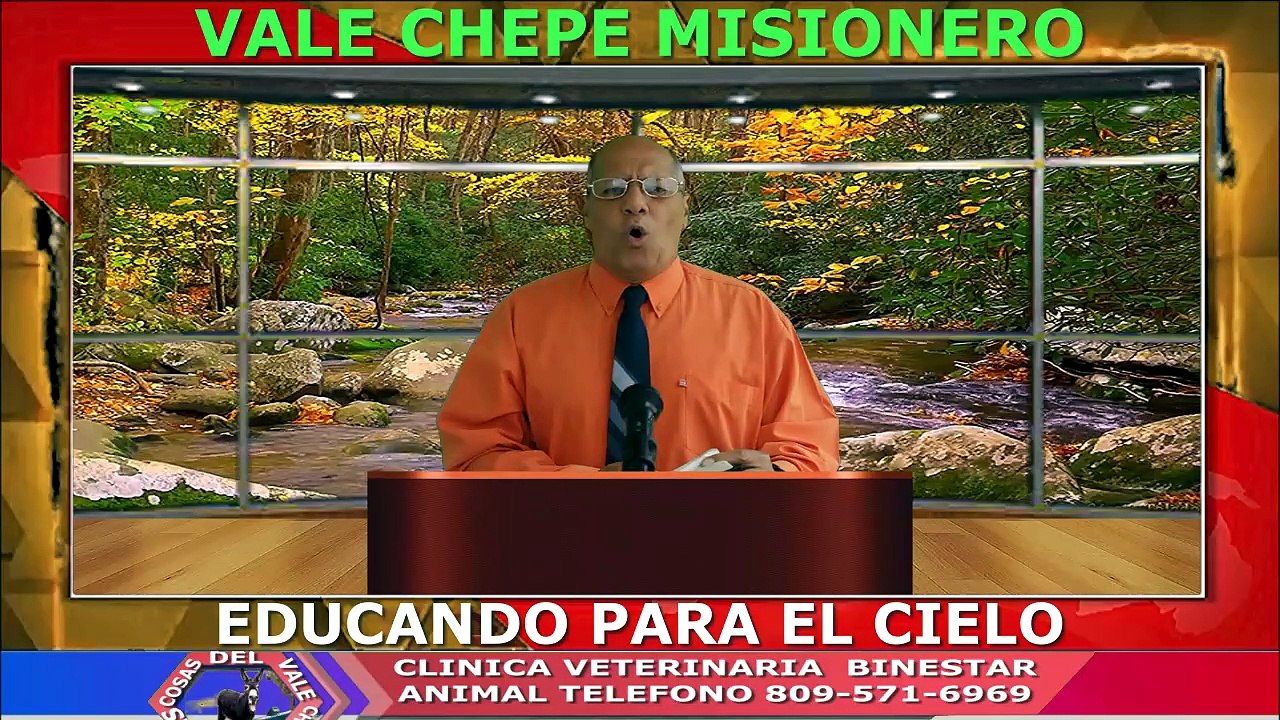 VALE CHEPE MISIONERO TEMA PREDICA EL MENSAJE DE DIOS NO EL TUYO