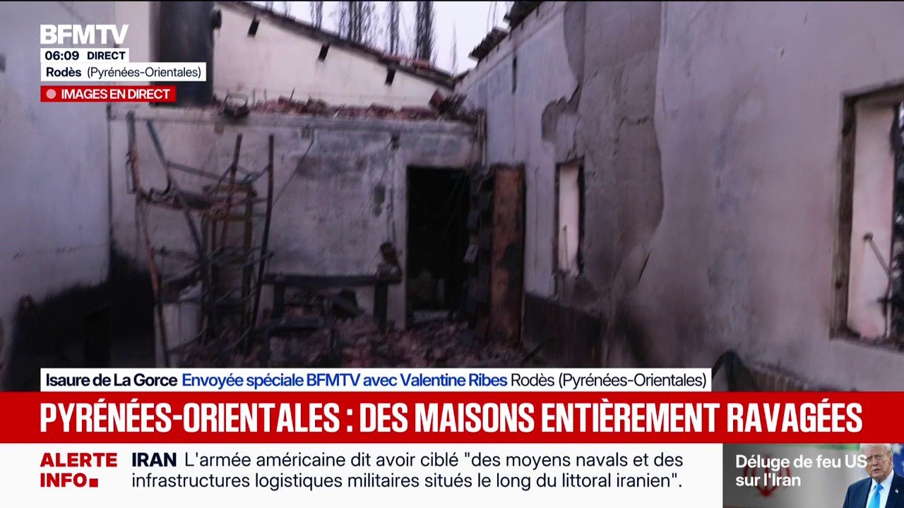 Incendie dans les Pyrénées-Orientales: plus de 20 habitations ont été victimes des flammes à Rodès