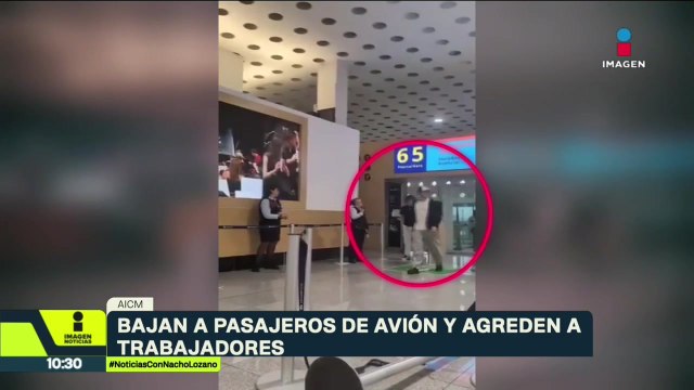 ¡Caos en el AICM! Pasajeros ebrios agreden a personal tras ser bajados de un vuelo