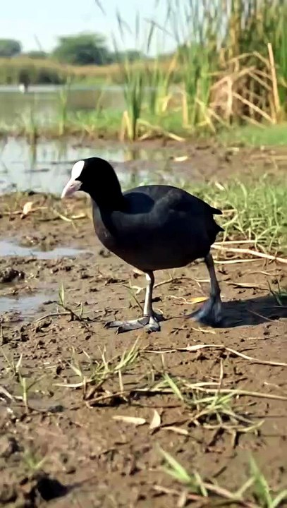 Eurasian coot of India real documentry video