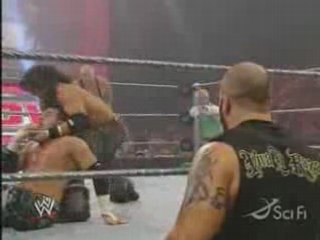 ECW 1.7.08-  Six man Tag Team match part 2/2