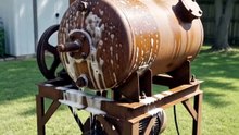 Amazing Rusted Industrial Machine Restoration!