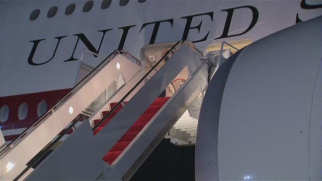 Trump arrives from NATO Summit