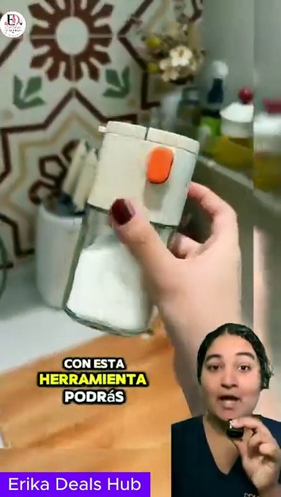 Salero Eléctrico Inteligente | Controla la Sal al Cocinar | Gadget de Cocina | Erika Deals Hub