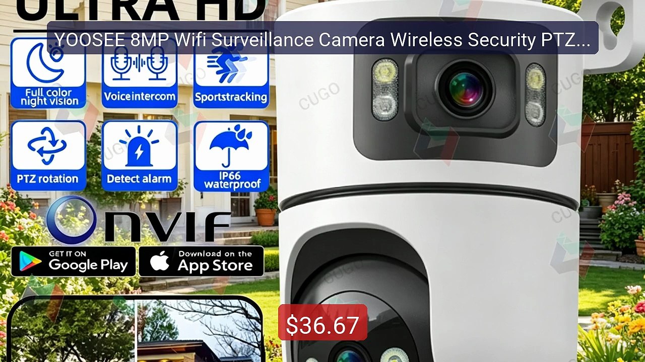 YOOSEE 8MP Wifi Surveillance Camera Wireless Security PTZ IP Camera... -- Top Rated 2026 | Buy Now!