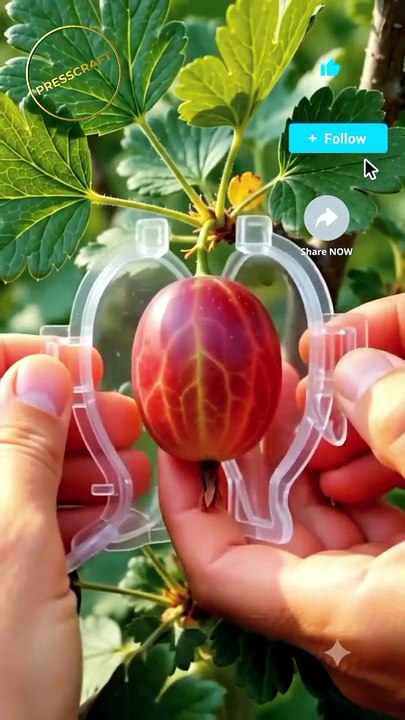 Whale Shape Gooseberry! 🤯 #Shorts #Gooseberry #FruitArt #Farming #Timelapse #Satisfying