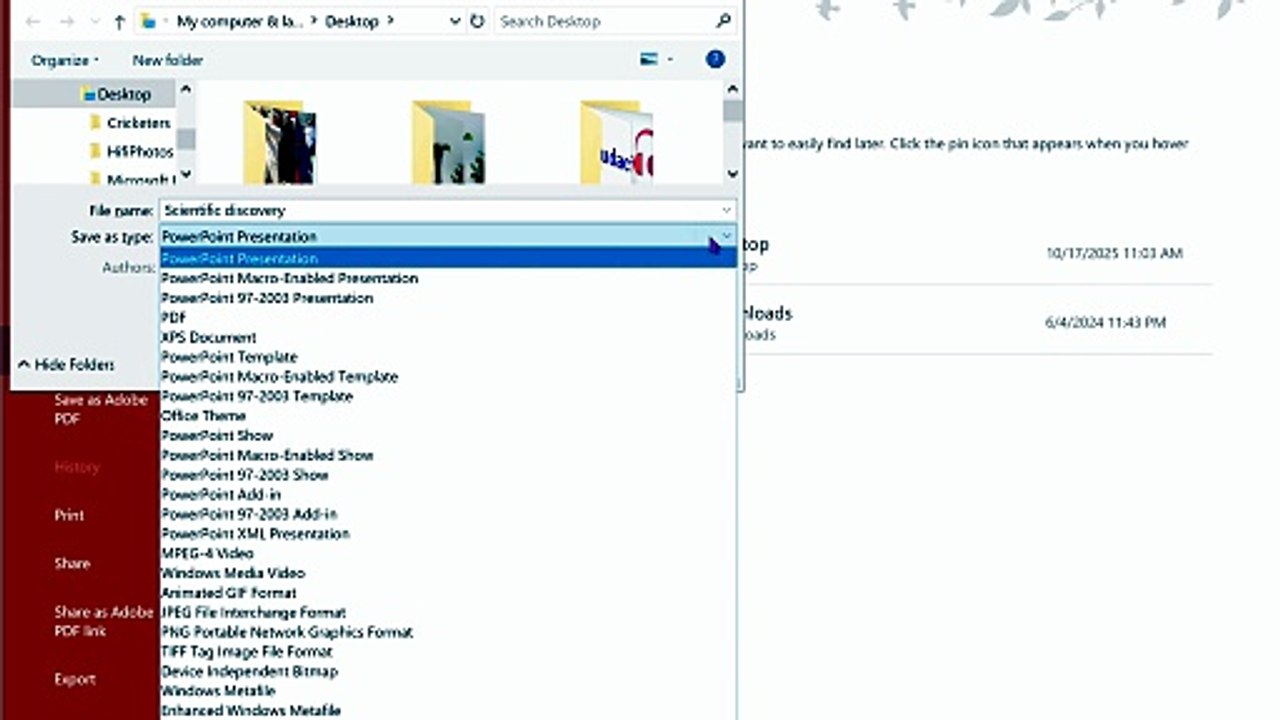 How to Save PPT as PDF in PowerPoint