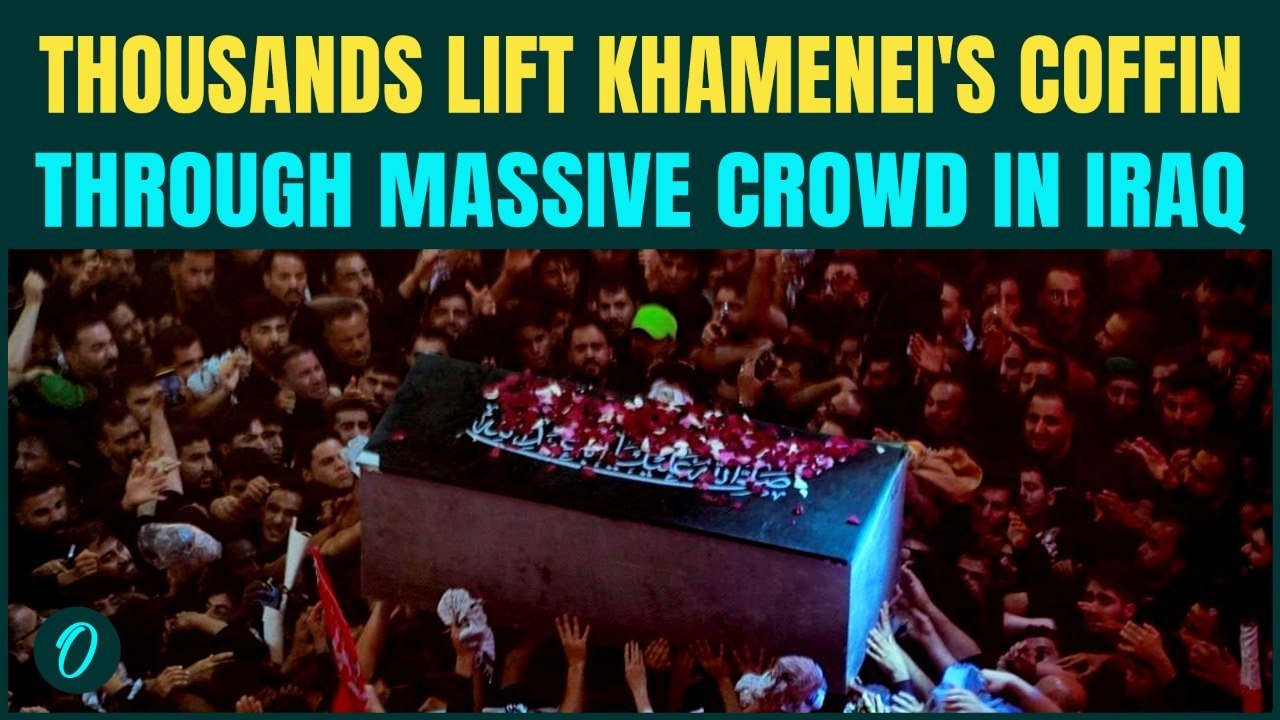 Iraqi Mourners CARRY Khamenei’s Body VIDEO: Sea...