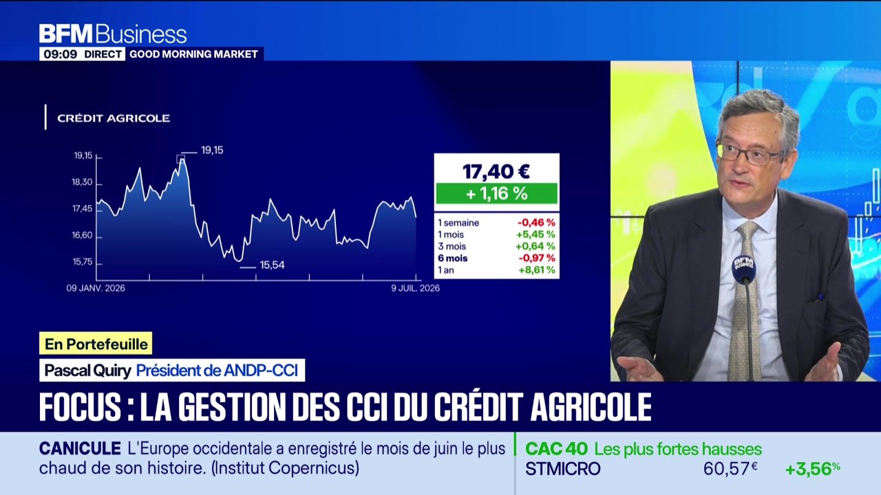 En portefeuille : Focus, la gestion des CCI du Crédit Agricole - 09/07