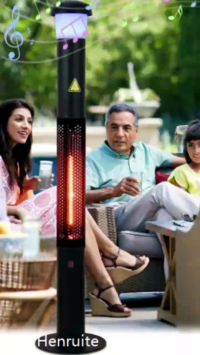 High Quality 1500W Waterproof Garden Infrared Patio Heater Outdoor Heater For Home Office Winter Warmer