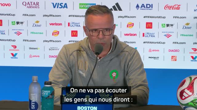 Maroc - Ouahbi : "On ne va pas écouter les gens qui nous diront que la France est favorite"