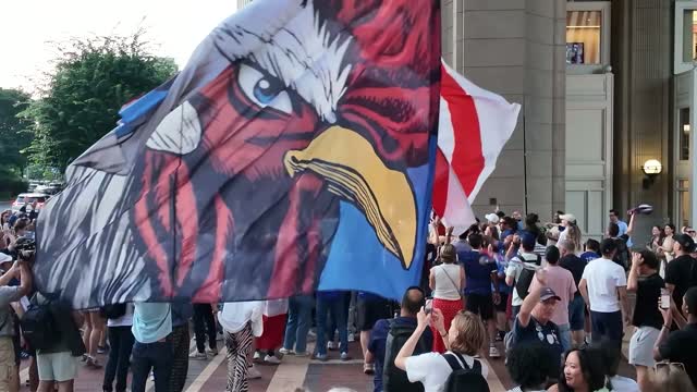 Bleus - Les fans français en feu à Boston