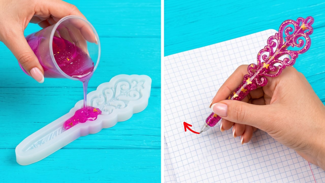 Transforming Everyday Items into Beautiful Resin Art Pieces