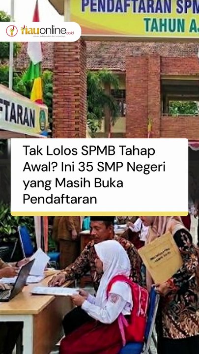 Tak Lolos SPMB Tahap Awal? Ini 35 SMP Negeri yang Masih Buka Pendaftaran