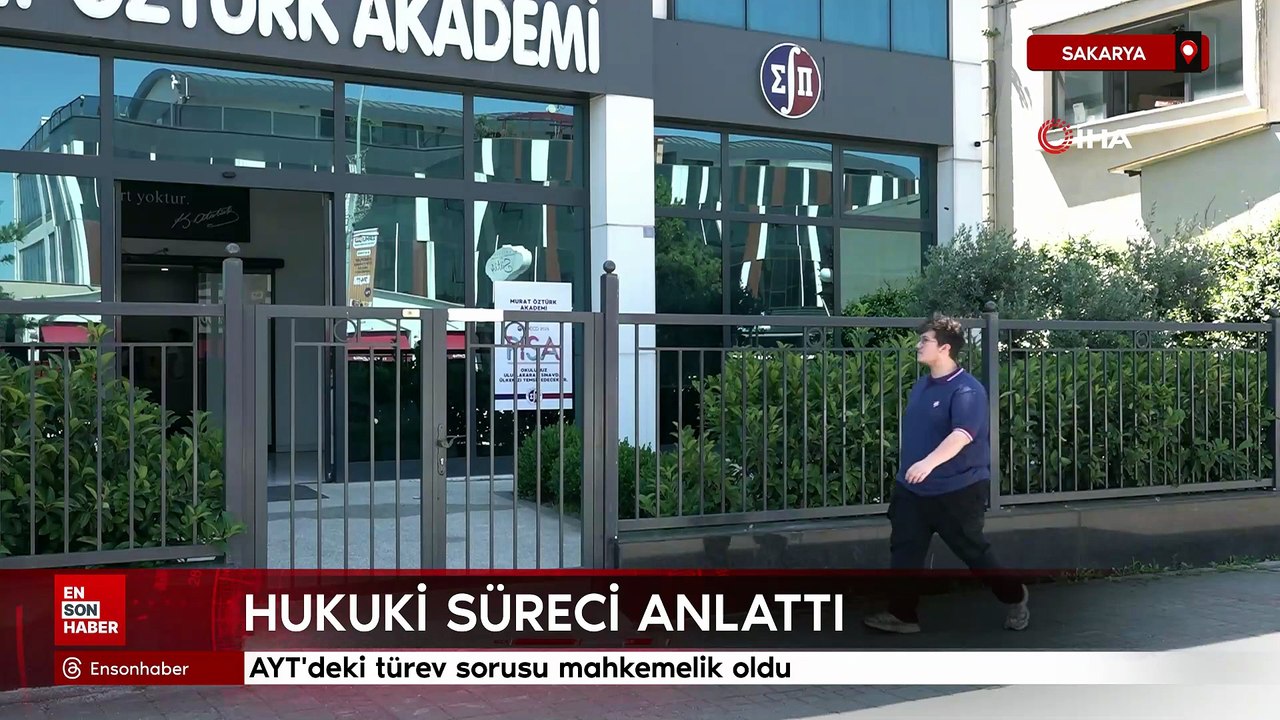 AYT'deki türev sorusu mahkemelik oldu