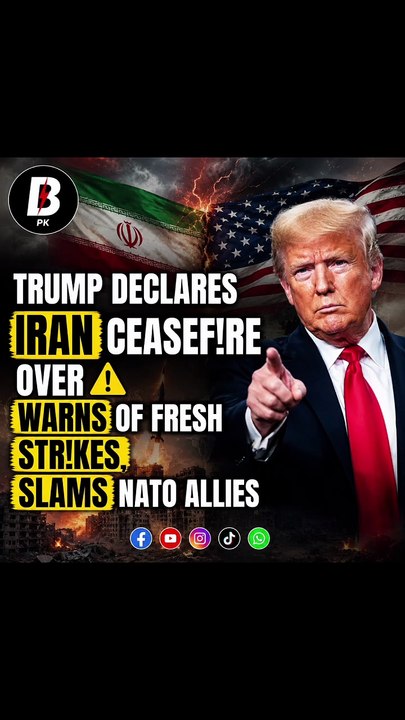 Trump declares ceasef!re with Iran over