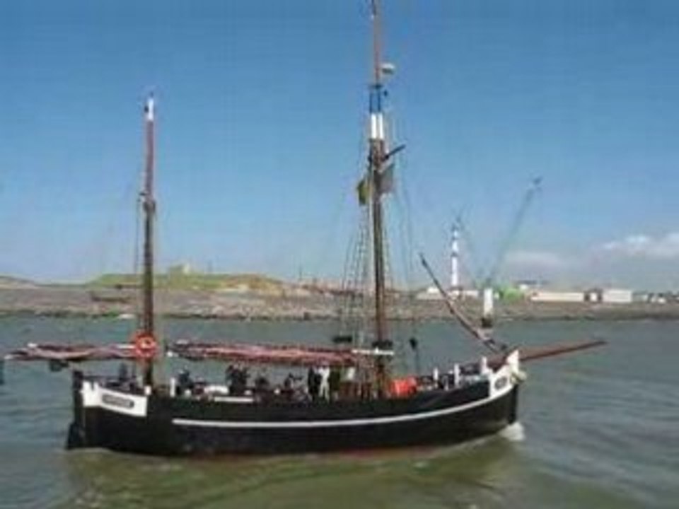 Ostende (Belgique) : bateau (voilier)