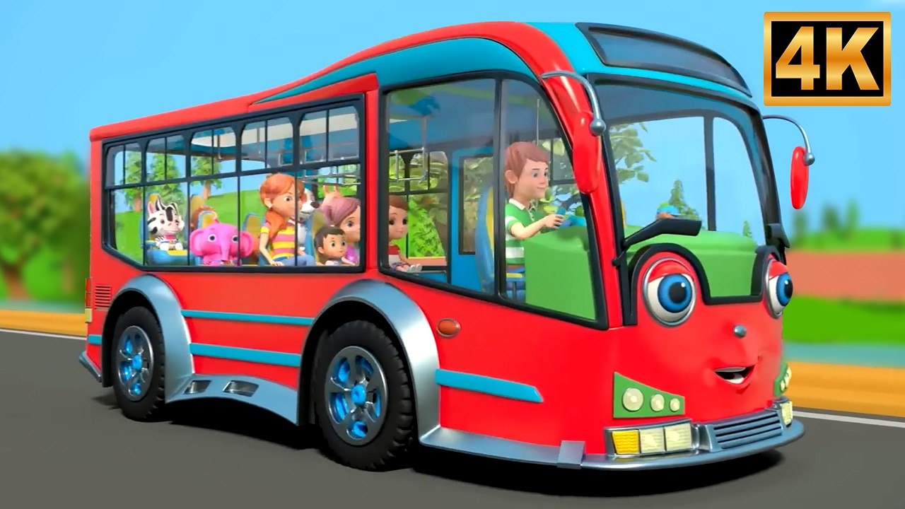 Wheels on the Bus Nursery Rhymes and Baby Songs | Kids Songs | Toddler Learning Cartoon