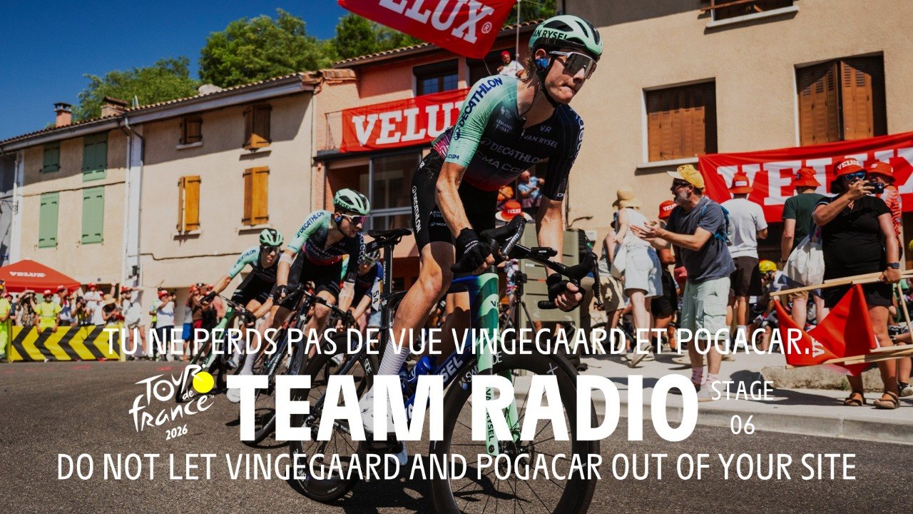 Do not let Vingegaard and Pogacar out of your site  - Stage 6