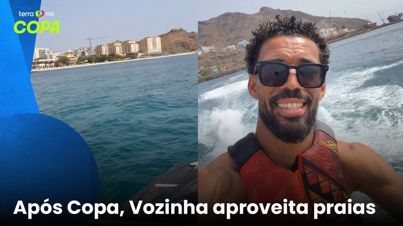 Vozinha curte praias de Cabo Verde após eliminação do país na Copa do Mundo
