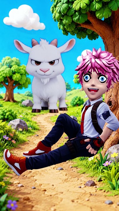 Angry Goat vs Boy
