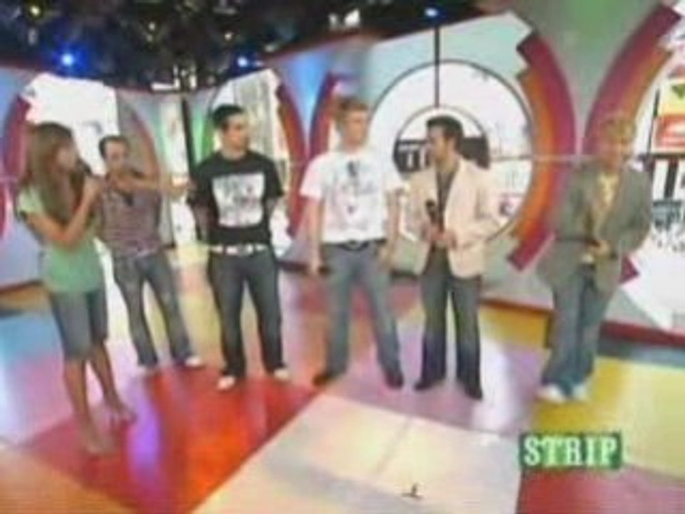 2005-06-14 - Backstreet Boys on TRL - Part 1