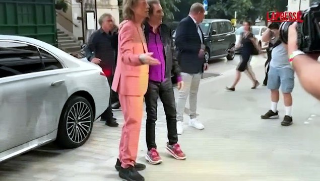 Rolling Stones, Mick Jagger e Ronnie Wood al party a Londra per il lancio del nuovo album