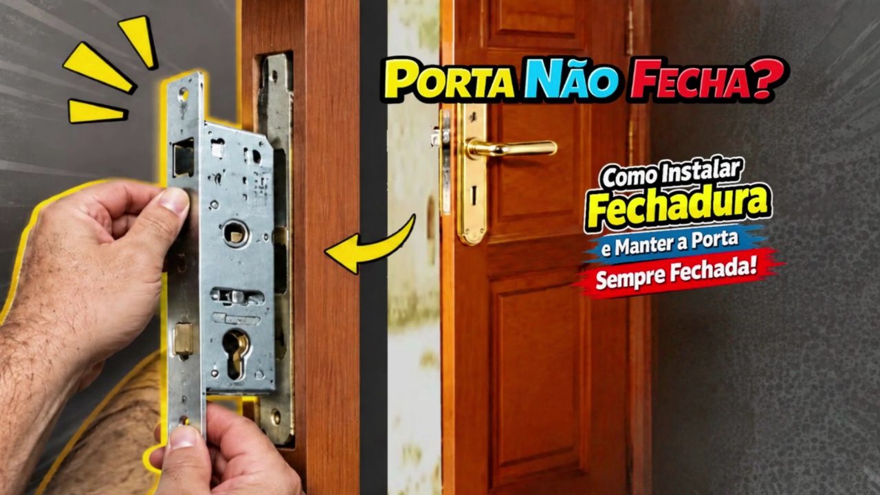 Porta Não Fecha? Como Instalar Fechadura e Manter a Porta Sempre Fechada!